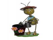 13.5 Vintage Bee With Watering Can Decorative Spring Outdoor Garden Planter