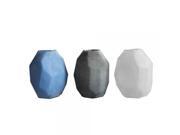 Glass Frosted Vase 3 Assorted 6 W