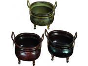 Metal Planter Set Of 3 Assorted Rare To Find Elsewhere