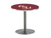Holland Bar Stool NCAA Sports Team L214 36 Stainless Steel Florida State Script Pub Table