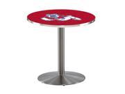 Holland Bar Stool NCAA Sports Team L214 42 Stainless Steel Fresno State Pub Table