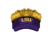 LOUISIANA STATE UNIVERSITY OFFICIAL Collegiate One Size Fits All Flair Hair Visor by The Northwest Company