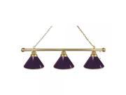 Holland Bar Stool Purple 3 Shade Billiard Light