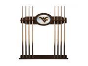 Holland Bar Stool NCAA Sports Team Logo West Virginia Cue Rack in Navajo Finish