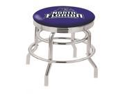 30 L7C3C Chrome Double Ring North Florida Swivel Bar Stool with 2.5 Ribbed Accent Ring