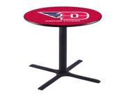 Holland Bar Stool L211 42 Black Wrinkle University of Dayton Logo Pub Table