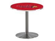 L214 36 Stainless Steel Illinois State Pub Table