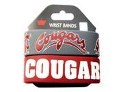 NCAA Washington State Cougars Silicone Rubber Bracelet Set 2 Pack [Sports]