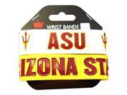 NCAA Arizona State Sun Devils Silicone Rubber Bracelet Set 2 Pack [Sports]