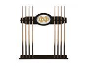 Holland Bar Stool Sports Team Logo Notre Dame ND Cue Rack in Black Finish