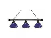 Royal Blue 3 Shade Billiard Light