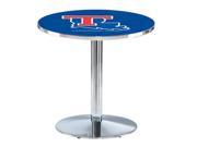 L214 42 Chrome Louisiana Tech Pub Table