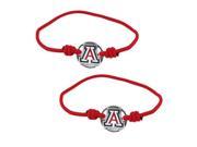 Arizona Wildcats NCAA Sports Team Logo Stretch Bracelet Hair Tie Band Ponytail Holder Set of 2