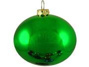 Shiny Xmas Green Commercial Shatterproof Christmas Ball Ornament 10 250mm