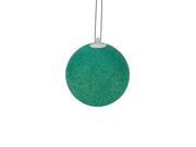 7 Green Lighted Twinkling Shimmering Sphere Patio Christmas Decoration