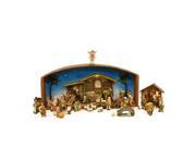 52 Piece Religious Christmas Nativity Village Set with Holy Family 31.5