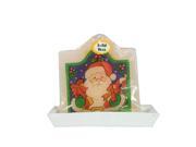4.25 Decorative Santa Claus Christmas Candle with Real Wax