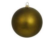 60ct Matte Olive Green Shatterproof Christmas Ball Ornaments 2.5 60mm