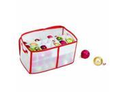 Zip Up Christmas Decoration Storage Bag Holds up to 112 Ornaments