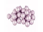 32ct Matte Lavender Purple Shatterproof Christmas Ball Ornaments 3.25 80mm