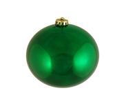 Shatterproof Shiny Xmas Green UV Resistant Commercial Christmas Ball Ornament 8 200mm