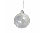 Shatterproof Clear Transparent Christmas Ball Ornament 2.75 70mm