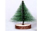9 Green Mini Pine Artificial Village Christmas Tree Unlit