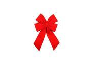 18 x 26 Commercial Structural 4 Loop Red Outdoor Christmas Bow Decoration