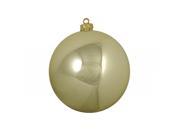 Shatterproof Shiny Champagne Commercial Christmas Ball Ornament 12 300mm