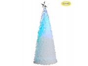26 Icy Crystal Cone Tree Multi Color LED Lighted Christmas Tree Figure