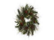 30 Artificial Eucalyptus Berry Pine Cone Christmas Wreath Unlit