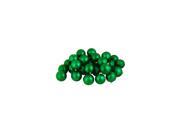 60ct Matte Xmas Green Shatterproof Christmas Ball Ornaments 2.5 60mm
