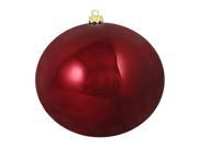 Shatterproof Shiny Burgundy Christmas Ball Ornament 8 200mm