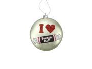 4 Candy Lane Tootsie Roll Original Chewy Chocolate Candy Christmas Disc Ornament