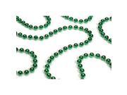 100 Christmas Traditions Green Beaded Christmas Garland Commercial Length