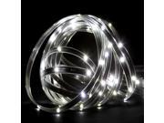18 Pure White LED Indoor Outdoor Christmas Linear Tape Lighting Black Finish
