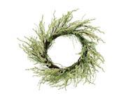 12 Green and Brown Decorative Berry Artificial Spring Twig Wreath Unlit