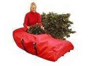 56 Heavy Duty Extra Large Red Rolling Artificial Christmas Tree Storage Bag for 9 Trees