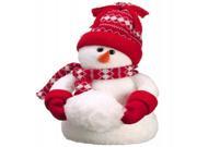 14 Table Top Knit Cap Winter Snowman Christmas Figure