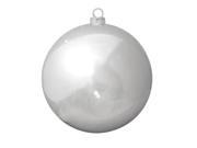 Shiny Silver Splendor Commercial Shatterproof Christmas Ball Ornament 12 300mm