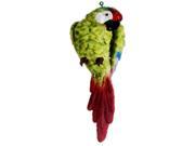 14.5 Tropical Paradise Colorful Parrot Bird Figure with Closed Feathers