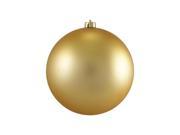 Shatterproof Matte Vegas Gold Commercial Christmas Ball Ornament 10 250mm