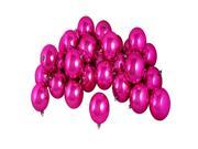 12ct Shiny Pink Magenta Shatterproof Christmas Ball Ornaments 4 100mm