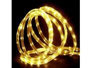 150 Commericial Grade Yellow LED Indoor Outdoor Christmas Rope Lights on a Spool