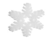 12 Tell a Story White Glittered Snowflake Commercial Sized Christmas Ornament
