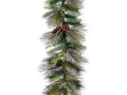 6 x 12 Mixed Pine with Pine Cones Artificial Christmas Garland Unlit