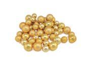 50ct Shatterproof Vegas Gold Shiny Matte Christmas Ball Ornaments 1.5 2