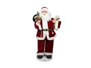 4 Deluxe Animated and Musical Decorative Dancing Santa Claus Christmas Figure