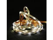 18 Pure White LED Indoor Outdoor Christmas Linear Tape Lighting White Finish