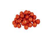 32ct Shatterproof Shiny Burnt Orange Christmas Ball Ornaments 3.25 80mm